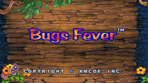 Bugs Fever (Version 1.7R CGA) Title Screen
